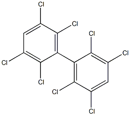 2.2'.3.3'.5.5'.6.6'-Octachlorobiphenyl Solution Struktur