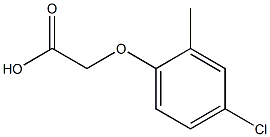 4-Chloro-o-tolyloxyacetic acid Solution Struktur