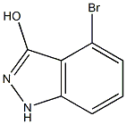 4-broMo-1H-indazol-3-ol Struktur