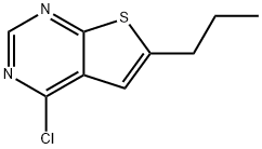 4-chloro-6-propylthieno[2,3-d]pyriMidine Struktur