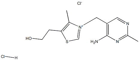 Thiamine hydrochloride 10 μg/mL in Methanol Struktur