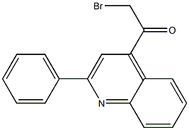 2-broMo-1-(2-phenylquinolin-4-yl)ethanone Struktur