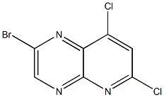 2-broMo-6,8-dichloropyrido[2,3-b]pyrazine Struktur