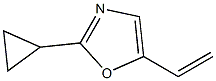 2-cyclopropyl-5-vinyloxazole Struktur