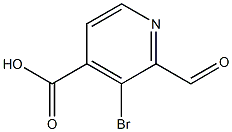 3-broMo-2-forMylisonicotinic acid Struktur