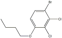 1-BroMo-4-butoxy-2,3-dichlorobenzene Struktur