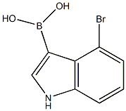 4-BroMoindole-3-boronicacid Struktur