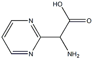 2-AMino-2-(pyriMidin-2-yl)acetic acid Struktur