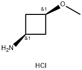 cis-3-MethoxycyclobutanaMine hydrochloride Struktur