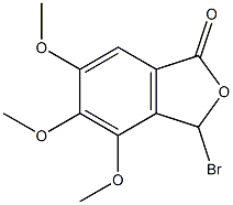 3-broMo-4,5,6-triMethoxyisobenzofuran-1(3H)-one Struktur