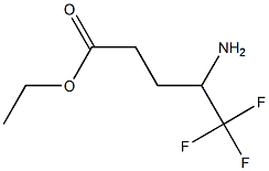 Ethyl 4-aMino-5,5,5-trifluoropentanoate Struktur