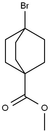 Methyl 4-broMobicyclo[2.2.2]octane-1-carboxylate Struktur