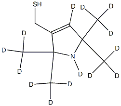 2,5-Dihydro-3-(MercaptoMethyl)-2,2,5,5-tetraMethyl-1H-pyrrol-d14 Struktur