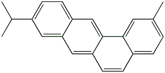 2-Methyl-9-(1-Methylethyl)benz[a]anthracene Struktur