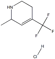 6-Methyl-4-(trifluoroMethyl)-1,2,3,6-tetrahydropyridine (Hydrochloride) Struktur