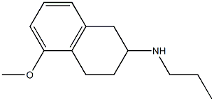 5-Methoxy-N-propyl-1,2,3,4-tetrahydronaphthalen-2-aMine Struktur