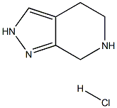 4,5,6,7-Tetrahydro-2H-pyrazolo[3,4-c]pyridine hydrochloride Struktur