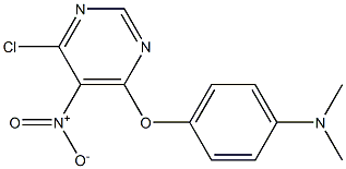 [4-(6-Chloro-5-nitro-pyriMidin-4-yloxy)-phenyl]-diMethyl-aMine Struktur