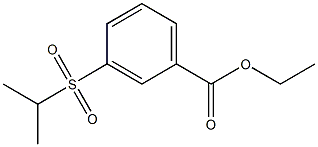 ethyl 3-(isopropylsulfonyl)benzoate Struktur