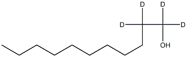 n-Undecyl--d4 Alcohol Struktur