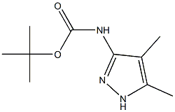 3-(BOC-AMINO)-4,5-DIMETHYL-1H-PYRAZOLE Struktur