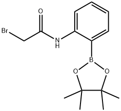 2-Bromo-N-(2-(4,4,5,5-tetramethyl-1,3,2-dioxaborolan-2-yl)phenyl)acetamide Struktur