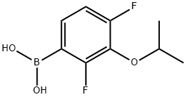 2,4-Difluoro-3-isopropoxyphenylboronic acid Struktur