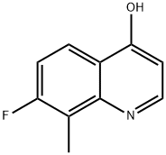 7-fluoro-8-Methylquinolin-4(1H)-one Struktur