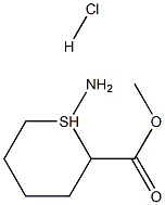 1-aMino-tetrahydrothiopyran carboxylic acid Methyl ester hydrochloride Struktur