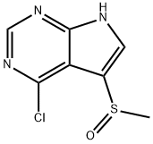 4-Chloro-5-(Methylsulfinyl)-7H-pyrrolo[2,3-d]pyriMidine Struktur