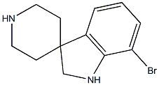 7-BROMOSPIRO[INDOLINE-3,4'-PIPERIDINE] Struktur