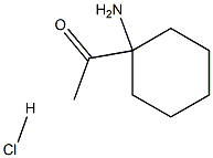 1-(1-aMinocyclohexyl)ethanone hydrochloride Struktur