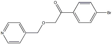 1-(4-broMophenyl)-2-(pyridin-4-ylMethoxy)ethanone Struktur