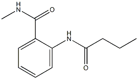 2-butyraMido-N-MethylbenzaMide Struktur