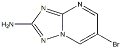 6-broMo-[1,2,4]triazolo[1,5-a]pyriMidin-2-aMine Struktur