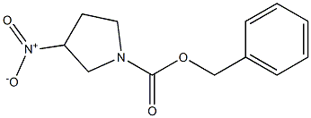 benzyl 3-nitropyrrolidine-1-carboxylate Struktur