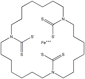 Iron dibutyldithiocarbaMate Struktur