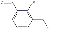 2-broMo-3-(MethoxyMethyl)benzaldehyde Struktur