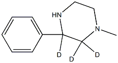 1-Methyl-3-phenylpiperazine-d3 Struktur