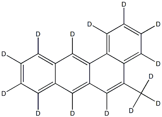 5-Methylbenzo[a]anthracene-d14 Struktur