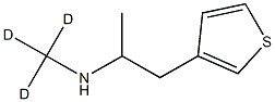 N-(Methyl-d3)-1-(3-thienyl)-2-propylaMine Struktur