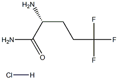 (R)-2-aMino-5,5,5-trifluoropentanaMide (Hydrochloride) Struktur