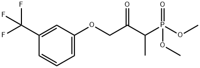 [1-Methyl-2-oxo-3-(3-trifluoroMethyl-phenoxy)-propyl]-phosphonic acid diMethyl ester Struktur