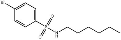 4-BroMo-N-n-hexylbenzenesulfonaMide, 97% Struktur