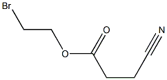 2-broMoethyl 3-cyanopropanoate Struktur