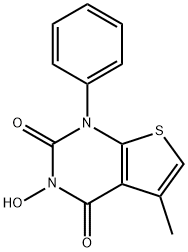 3-hydroxy-5-Methyl-1-phenylthieno[2,3-d]pyriMidine-2,4(1H,3H)-dione Struktur