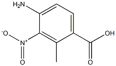 4-aMino-2-Methyl-3-nitrobenzoic acid Struktur