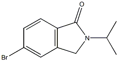 5-BROMO-2-ISOPROPYLISOINDOLIN-1-ONE Struktur