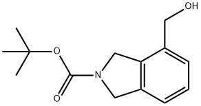 N-BOC-4-(HYDROXYMETHYL)ISOINDOLINE Struktur