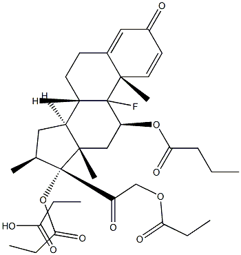 BetaMethasone Butyrate Propionate Struktur